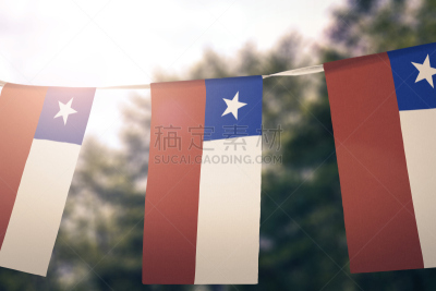 智利,燕尾旗,背景,户外,悬挂的,身份,白昼,概念,图像,无人