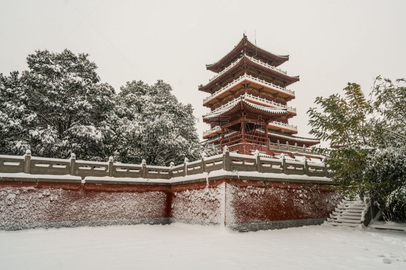 少林,寺庙,郑州,河南省,美,地形,灵性,水平画幅,雪,无人