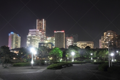 夜晚,横滨,城镇景观,水平画幅,无人,户外,都市风景,建筑业,商业金融和工业,城镇