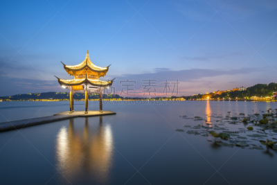杭州,地形,西湖,建筑,水平画幅,云,无人,交通,夏天,户外
