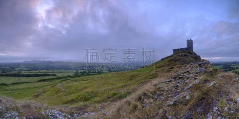 英国,教堂,dartmoor,桨叉架船,在边上,天气,突岩,西,戏剧性的天空,米歇尔教堂