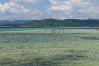 岛,看风景,冲绳县,西表岛,海岸线,当地著名景点,竹富町,纯净,夏天,海滩