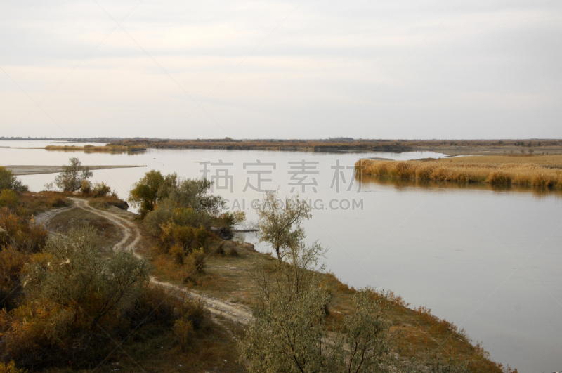 河流,雪佛兰,河漫滩,莎草,水道,水力发电,河床,水平画幅,沙子