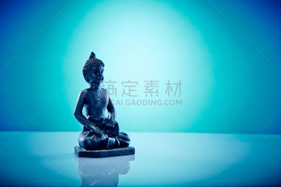 佛,莲花坐式,图像,奥卡纳佛像,乐山大佛,大菩萨,禅宗,水平画幅,无人,白色背景