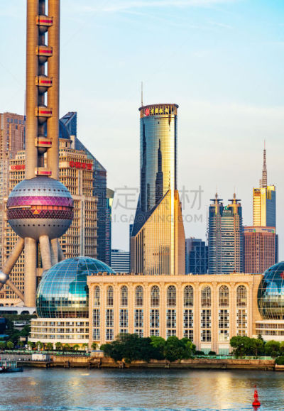 上海,都市风光,金茂大厦,上海环球金融中心,黄浦江,东方明珠塔,外滩,陆家嘴,滨水,浦东