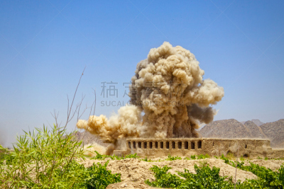 坎大哈,灭蝇灯,坎大哈省,阿富汗,水平画幅,无人,摄影,监视