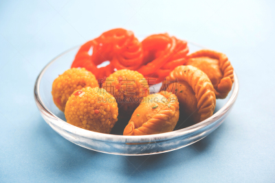 炸糖圈,甜食,白色背景,礼物,上菜,选择对焦,水平画幅,印度小吃拉杜,无人,胡里节