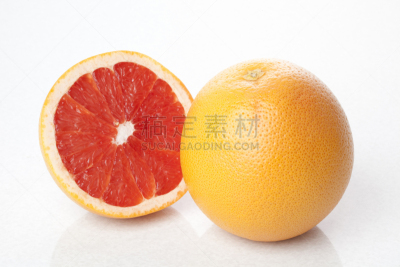 葡萄柚,水平画幅,水果,无人,日本,白色背景,粉柚,成分,切片食物,葡萄