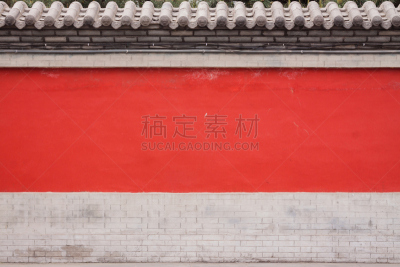 红色,围墙,沈阳,水平画幅,墙,无人,砖墙,古典式,过去,国际著名景点