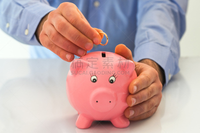 结婚戒指,小猪扑满,男人,战斗戒指,水平画幅,男商人,想法,部分,银行存款单,效率