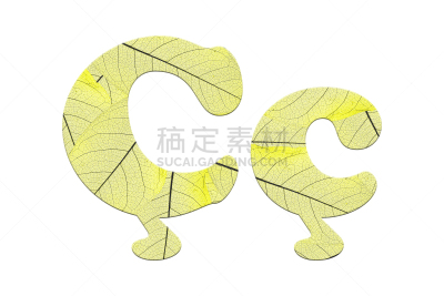 绘画插图,三维图形,叶子,纹理,信函,白色背景,字母,艺术,水平画幅,符号