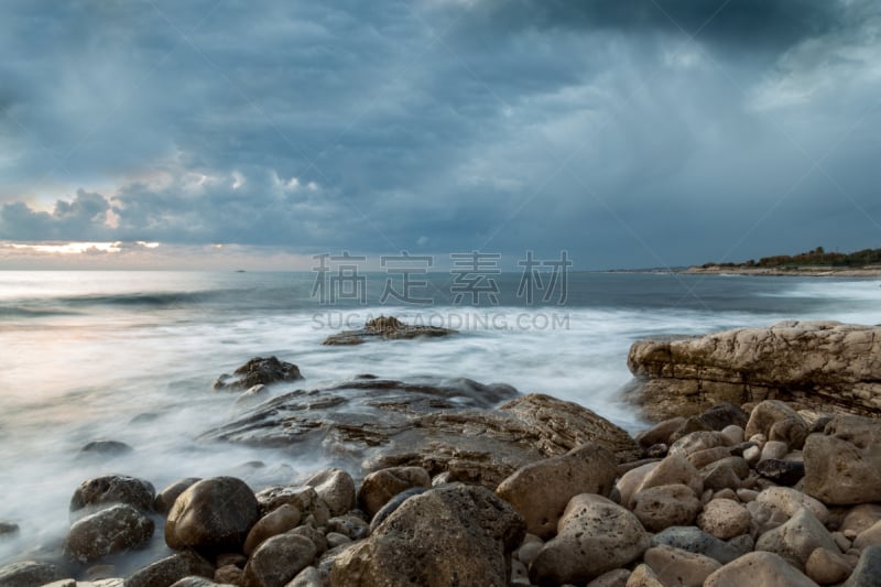 地形,海洋,天空,暴风雨,水平画幅,无人,户外,雷雨,波浪,风景