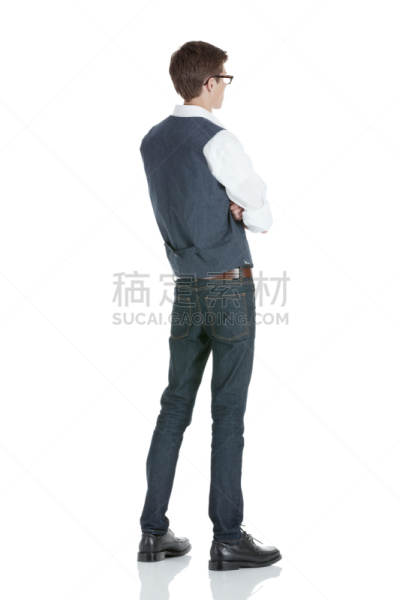双臂交叉,男人,马甲,臀部,垂直画幅,在之后,白人,男性,仅男人,仅成年人
