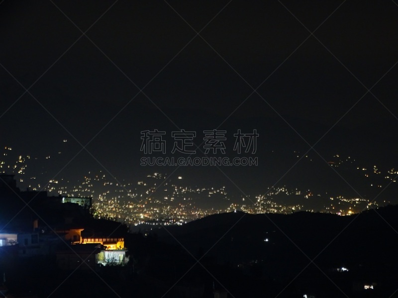 夜晚,地形,英国广播公司,水平画幅,无人,户外,都市风景,现代,迪尔地区,巴基斯坦