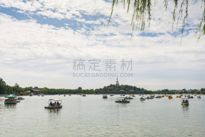 北海公园,北京,夏天,中国,水平画幅,无人,亚洲,著名景点,摄影