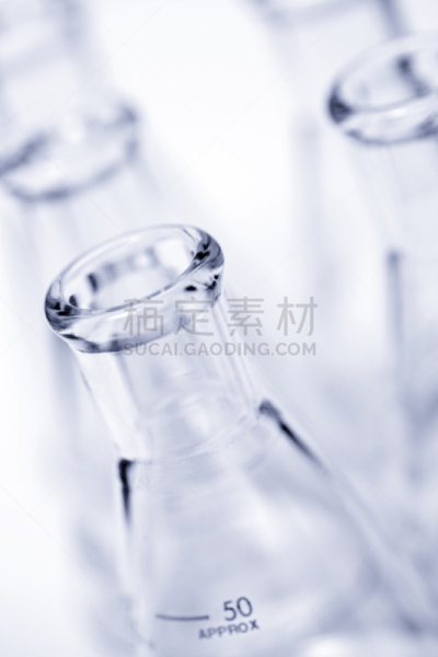 实验室玻璃器皿,锥形烧瓶,垂直画幅,无人,玻璃,科学,实验室,单色调,特写,阶调图片