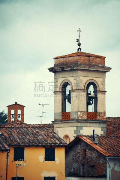 城镇,卢卡,城市天际线,垂直画幅,美国,艺术,建筑,无人,欧洲,古老的