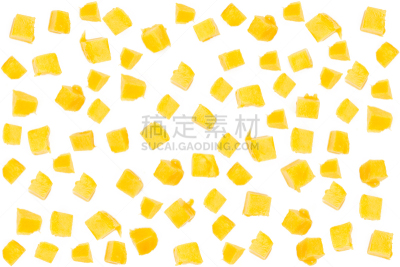 切片食物,芒果,立方体,芒果 ,立方体形状,冷冻食物,横截面,果汁,冰淇淋,水平画幅