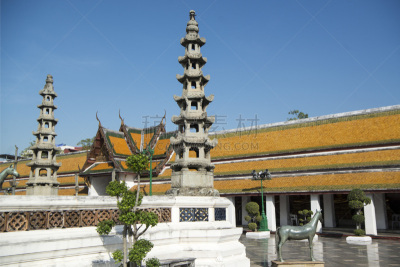 泰国,曼谷,善见寺,亚洲,东南亚,图像,著名景点,无人,水平画幅,建筑