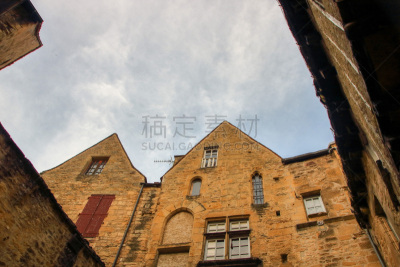 加内达的萨腊,佩里格,古董,水平画幅,传统,古老的,旅行者,户外,石材,多尔多涅