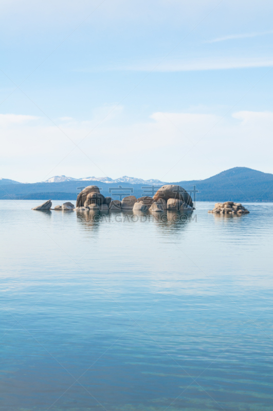 太浩湖,里诺,垂直画幅,水,天空,公园,沙子,无人,夏天,户外