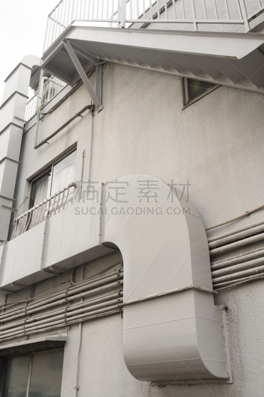 工厂,导管,抽油烟机,浓烟,垂直画幅,无人,烟,工业,摄影