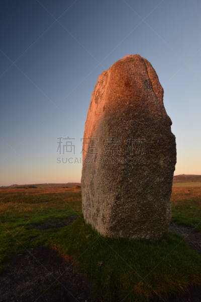 bodmin moor,石头,远古的,考古学,垂直画幅,康沃尔,石圈,图像,英国,石器时代