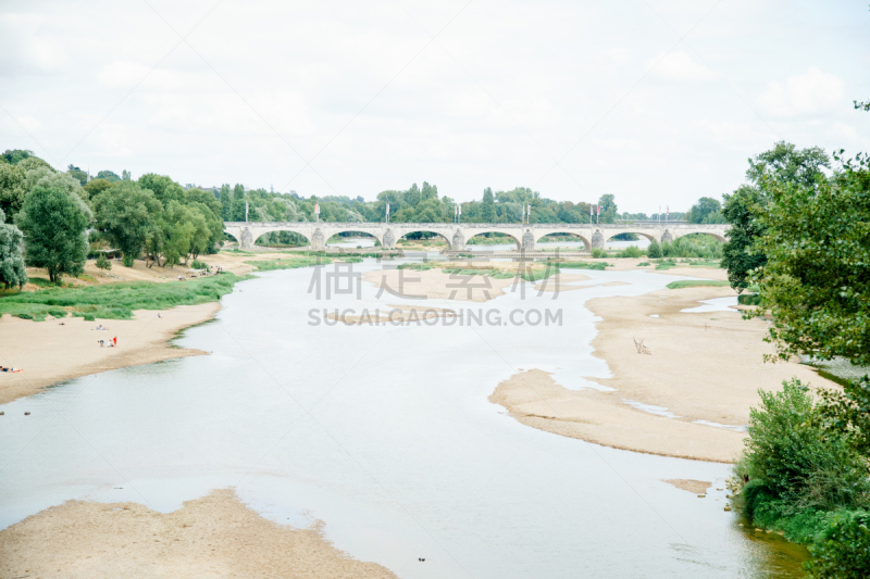 伦敦城,卢瓦尔河,图尔,法国,浪漫,著名景点,河流,背景,夏天,户外