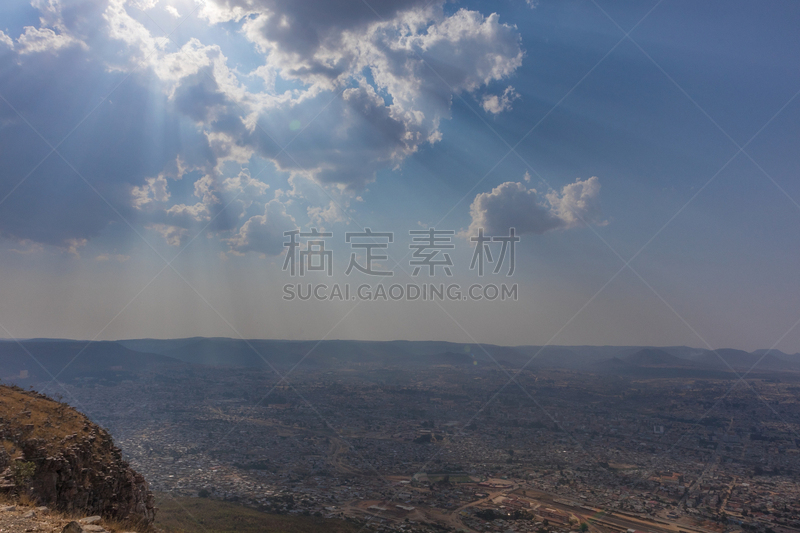 安哥拉,卢班戈,都市风景,伦敦城,水平画幅,山,建筑,无人,乡村,路