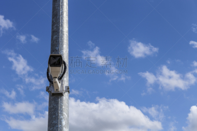 天空,蓝色,背景,路灯,中央电视台,金属,中国中央电视台,中央电视台总部大楼,视频影像,电视摄像机