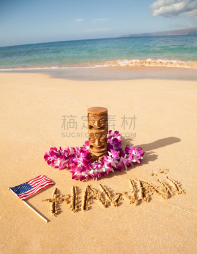 夏威夷,海滩,玛凯那海滩,提基,沙雕,毛伊岛,自然,白昼,太平洋岛屿,垂直画幅