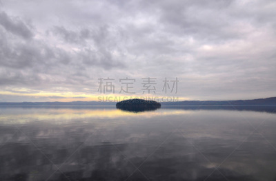 博尔塞纳,湖,拉奇奥,意大利,水,天空,美,水平画幅,户外,戏剧性的天空