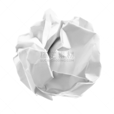 弄皱的,文档,垃圾,白色,彩色图片,无人,白色背景,废纸篓,纸,背景分离