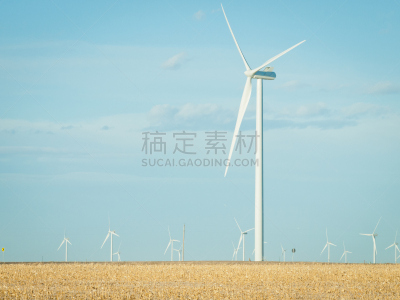 风轮机,农场,水平画幅,风力,涡轮,户外,机器,植物,技术,转