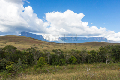 罗赖马山,罗赖马州,平顶山,平顶山区,canaima,委内瑞拉,南美,水平画幅,无人,户外