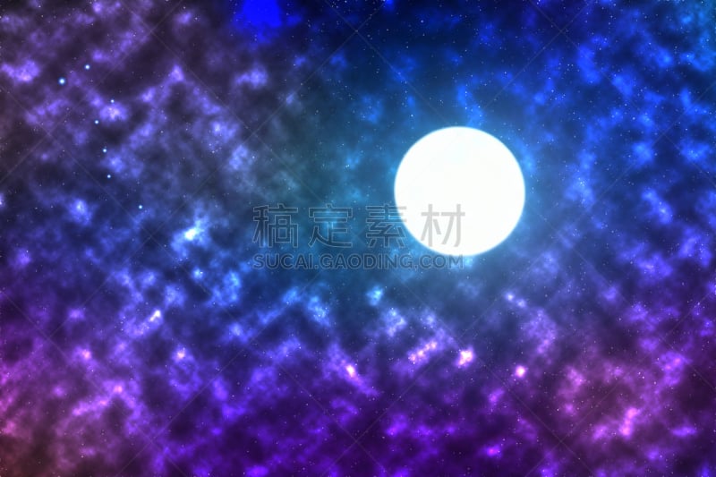 北斗七星,大熊座,行星月亮,天空,太空,星系,水平画幅,夜晚,无人,月亮