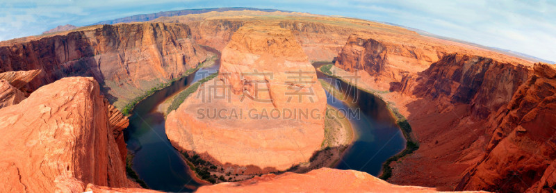 水平画幅,山,无人,全景,风景,u形弯管,鲍威尔湖,马蹄弯,户外,页