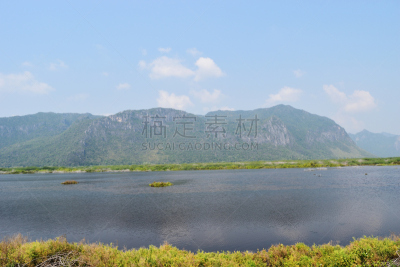山,湿地,宏伟,自然美,水,天空,美,水平画幅,云,旅行者