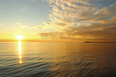 海洋,弗兰克斯顿,水,天空,夜晚,曙暮光,夏天,明亮,海滩,热带气候