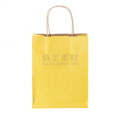 购物袋,黄色,头套着纸袋,纸袋,新的,顾客,商店,白色,容器,新年