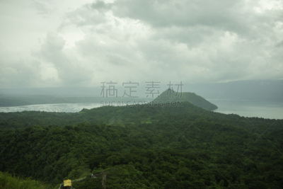 塔尔湖,自然,热带气候,风景,云,图像,自然美,无人,旅游目的地,湖
