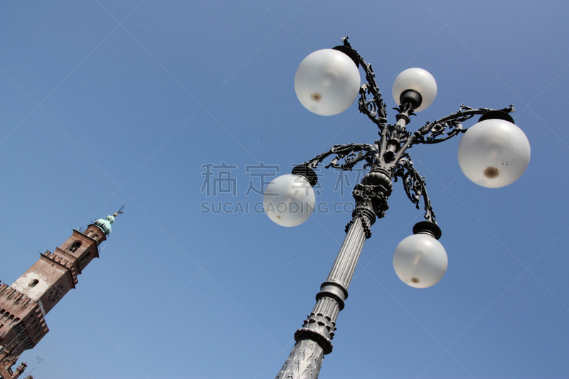 维杰瓦纳,灯,塔,纪念碑,天空,水平画幅,无人,铁,都市风景,彩色图片