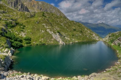 湖,山,高处,高动态范围成像,闪长岩,自然,水平画幅,地形,岩石,无人