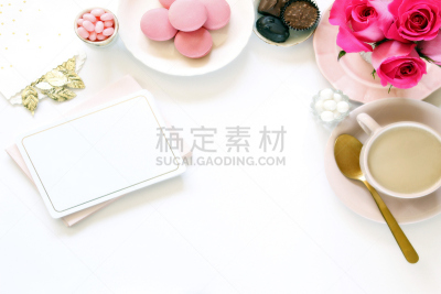 婚礼,宾客名单,任务清单,留白,水平画幅,无人,玫瑰,文档,明亮,甜点心