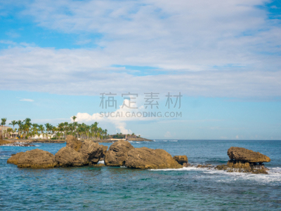 波多黎各,夏天,康达多滩,都市风景,白昼,海洋,圣胡安,非凡的,自然美,热带气候