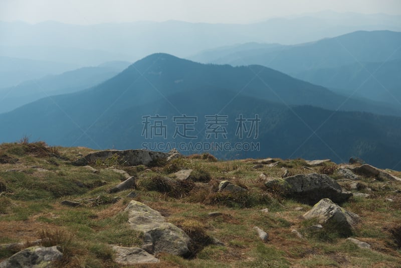 山,旅途,计量器,卡理安帖山脉,埃平森林,葛德,高山大猩猩,滑雪杖,苏格兰高地,自然