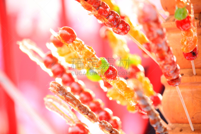 葫芦,中国,糖,糖衣蛋糕,传统,清新,北京,英文字母y,食品,熟的