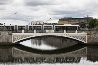 Seán Heuston Bridge in Dublin, Ireland