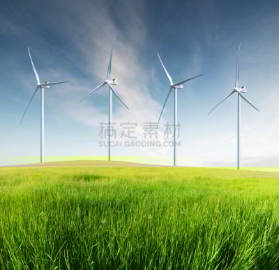 风,发电站,从旋转的角度拍摄,天空,水平画幅,能源,涡轮,户外,云景,全球通讯