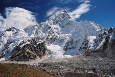 珠穆朗玛峰,努子峰,理想化的,山,撑杆跳杆,夏尔巴人,天空,风,异国情调,顶部
